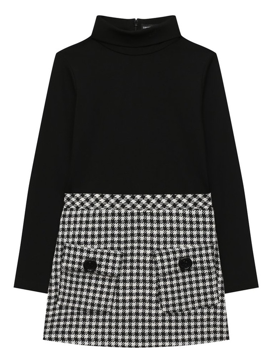 Emporio Armani Other - Emporio Armani Black Houndstooth Dress Sz 12 y.o.